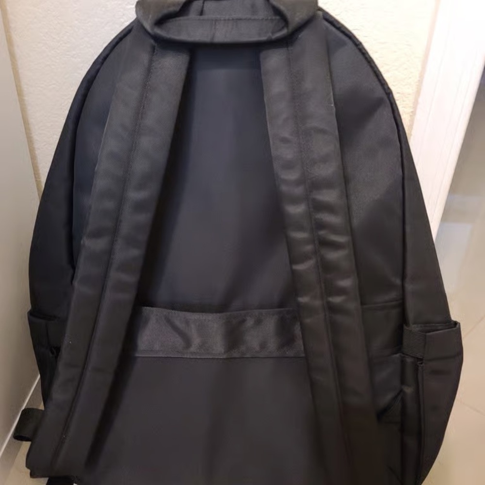 Black Backpack With Assorted Pins - image 2